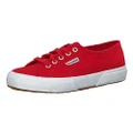 Superga Girls' 2750 Cotu Classic Low-Top Trainers, Red Red White, 11 UK