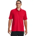 Under Armour Men's Tactical Performance Polo 2.0 , Red (600)/Clear , Medium