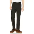Wrangler WI1141 Flare Pants, Official, Luncher Dress Jeans, Bootcut, Black (Length 74cm), Large