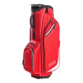 Izzo Golf Izzo Ultra-Lite Cart Golf Bag With Single Strap & Exclusive Features, Red, 35’’ x 14’’ x 11’’