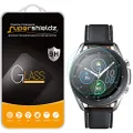(2 Pack) Supershieldz for Samsung Galaxy Watch 3 (45mm) Tempered Glass Screen Protector, Anti Scratch, Bubble Free