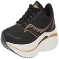 Saucony Women's Endorphin Speed 3 Running Shoe, Black/Goldstruck, 6 US