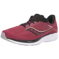 Saucony Men's Guide 14 Running Shoe, Mulberry/Lime, 8
