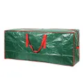 Christmas Tree Storage Bag - Fits Up to 7.5 ft Holiday Xmas Disassembled Trees with Durable Reinforced Handles & Dual Zipper - Waterproof Material Protects from Dust, Moisture & Insects (Green)