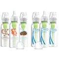 Dr. Brown’s Natural Flow® Anti-Colic Options+™ Narrow Baby Bottles 8 oz/250 mL, with Level 1 Slow Flow , 6 Pack, 0m+ Woodland Animals Gift Set