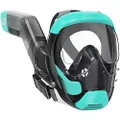 Seaview 180 V3 Full Face Snorkel Mask Adult- The is Perfect Snorkeling Gear for Adults and Kids- Patented Flowtech Side Design- Up to 600% Easier Breathing. Kids, Medium