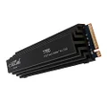 Crucial T700 2TB Gen5 NVMe M.2 SSD with heatsink - Up to 12,400 MB/s - DirectStorage Enabled - CT2000T700SSD5 - Gaming, Photography, Video Editing & Design - Internal Solid State Drive, Black