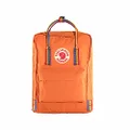 Fjallraven, Kanken Classic Backpack for Everyday, Burnt Orange-Rainbow Pattern