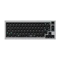 Keychron Q2 Custom Mechanical Keyboard Full Aluminum Wired Barebone Version, QMK/VIA Programmable Macro, Compatible with Mac Windows Linux, Hot-Swappable 65% Layout, Double-Gasket DIY Kit - Grey