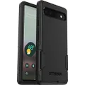 OtterBox Google Pixel 6A Commuter Series Case - BLACK, Slim & Tough, Pocket-Friendly, with Port Protection
