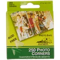 Pioneer Photo Corners Self Adhesive, 250/Pkg, Clear