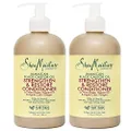Shea Moisture Curly Hair Products, Jamaican Black Castor Oil for Healthy Hair Growth, Strengthen & Restore Conditioner, Vitamin E, Pack of 2 - 13 Oz Ea