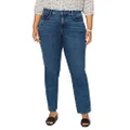 NYDJ Women's Plus Size Marilyn Straight Leg Jeans, Presidio, 28W