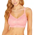 Cosabella Women's Say Never Curvy Sweetie Bralette, Quartz Pink, Extra Small