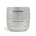 Lensbaby Velvet 56SE 56mm F1.6 Nikon F mount Silver lens