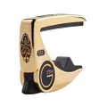 G7th Special Editions 6 String Guitar Capo, Ambidextrous, Gold, 63g/2.2oz. Low profile and non-intrusive (C81153)
