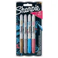 Sharpie Metallic Permanent Markers | Fine Point | Assorted Colours | 4 Count