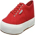 Superga Men's Fashion Trainers Gymnastics Shoes, US-0 / Asia Size s, Red (Red-white), 6