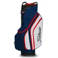 Titleist Cart 14 Lightweight Golf Bag, Navy/White/Red