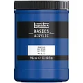 Liquitex BASICS Acrylic Paint, 946ml (32-oz) Jar, Primary Blue