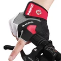 INBIKE 5mm Gel Pad Half Finger Bike Bicycle Cycling Gloves Red XX-Large