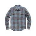 Outerknown Mens Blanket Shirt Pacific Old Coast Plaid M