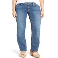 NYDJ Women's Marilyn Straight Leg Jeans with Short Inseam - blue - 12