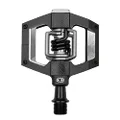 Crankbrothers Mallet Trail Mountain Bike Pedals - Black/Black Spring - MTB Enduro XC Trail Optimized Platform - Clip-in System Pair of Bicycle Mountain Bike Pedals (Cleats Included)