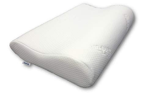 Tempur 83300272 Pillow, Original Pillow, White, Firm, A Gentle Fit from Head to Neck, Can Be Used by Back/Side Sleepers to Support a Good Night’s Sleep, L, Height: Approx. 4.5 inches (11.5 cm