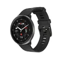 Polar Ignite 3 Series Titanium Fitness Tracking Smartwatch with AMOLED Display, GPS, Heart Rate Monitoring, Sleep Analysis, and Real-Time Voice Guidance; S-L, for Men or Women, Black Titanium