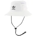 adidas Originals Webbing Boonie Bucket Hat, White/Black, Large-X-Large