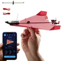 POWERUP 4.0 The Next-Generation Smartphone Controlled Paper Airplane Kit, RC Controlled. Easy to Fly with Autopilot & Gyro Stabilizer. For Hobbyists, Pilots, Tinkerers. STEM Ready with DIY Modular Kit