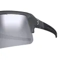 BBB BSG-65 Sunglasses, Transparent Gray/MLC Silver, Fuse