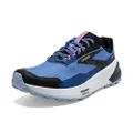 Brooks Women's Catamount 2 Trail Running Shoe, Blue/Black/Yellow, 9 US