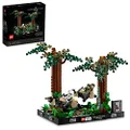 LEGO Star Wars TM 75353 Endor Speeder Chase Diorama Building Toy Set (608 Pieces)