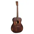 Martin Guitar 000-15M StreetMaster with Gig Bag, Acoustic Guitar for the Working Musician, Mahogany Construction, Distressed Satin Finish, 000-14 Fret, and Low Oval Neck Shape