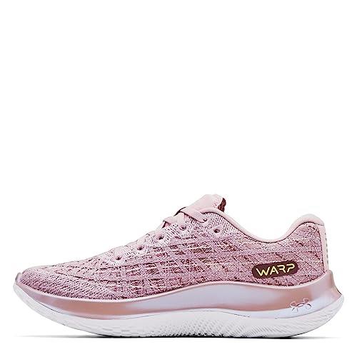Under Armour Womens Flow Velociti Wind Synthetic Textile Trainers, Pink Pink, 7.5