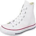 Converse Chuck Taylor All Star Leather High Top Sneaker, white, 8 Women/6 Men