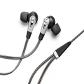 DENON canal type earphone Hi-Res support Dual air compression driver mounted AH-C820BKEM (Black)