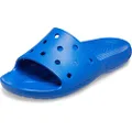 Crocs Classic Clogs Slide Blue Bolt, US Men's Women's Size 10 (28.0 cm), blue bolt, 10 US