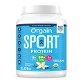 Orgain Vanilla Sport Protein Organic Plant Based Powder, Vanilla, 920 grams