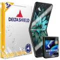 DeltaShield Screen Protector for Motorola Razr+, Plus (2023) (2-Pack) BodyArmor Anti-Bubble Military-Grade Clear TPU Film