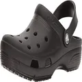 Crocs unisex-adult Classic Clog Clog, Black, 38/39 EU