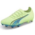 PUMA Ultra Ultimate FG/AG Men's Soccer Cleat, Yellow, 9.5