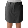 adidas Golf Women's Essentials 3-Stripe Skort, Black, Size 4