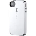 Speck Products CandyShell Glossy Case for iPhone 4/4S - 1 Pack - Carrying Case - Retail Packaging - White/Charcoal