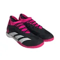 adidas Predator Accuracy.3 in Soccer Firm Ground, Core Black/Ftwr White/Team Shock Pink 2, 8 US