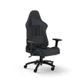 Corsair TC100 Relaxed Fabric Gaming Chair, Nylon, Grey and Black, One Size