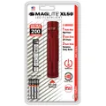 Maglite XL50 LED 3-Cell AAA Flashlight, Red