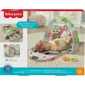 Fisher-Price Ready to Hang Sensory Sloth Gym Infant Activity Mat With Toys For Tummy Time and Play, Orange